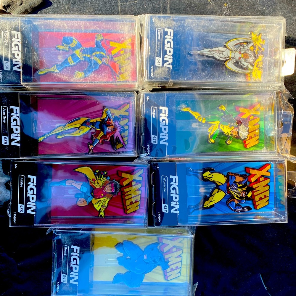 Uncanny X-men figpins